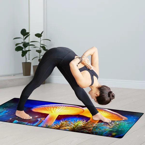Quick-drying/sweat-absorbent/black/non-slip/special yoga towel yoga mat towel customized sports towel net bag