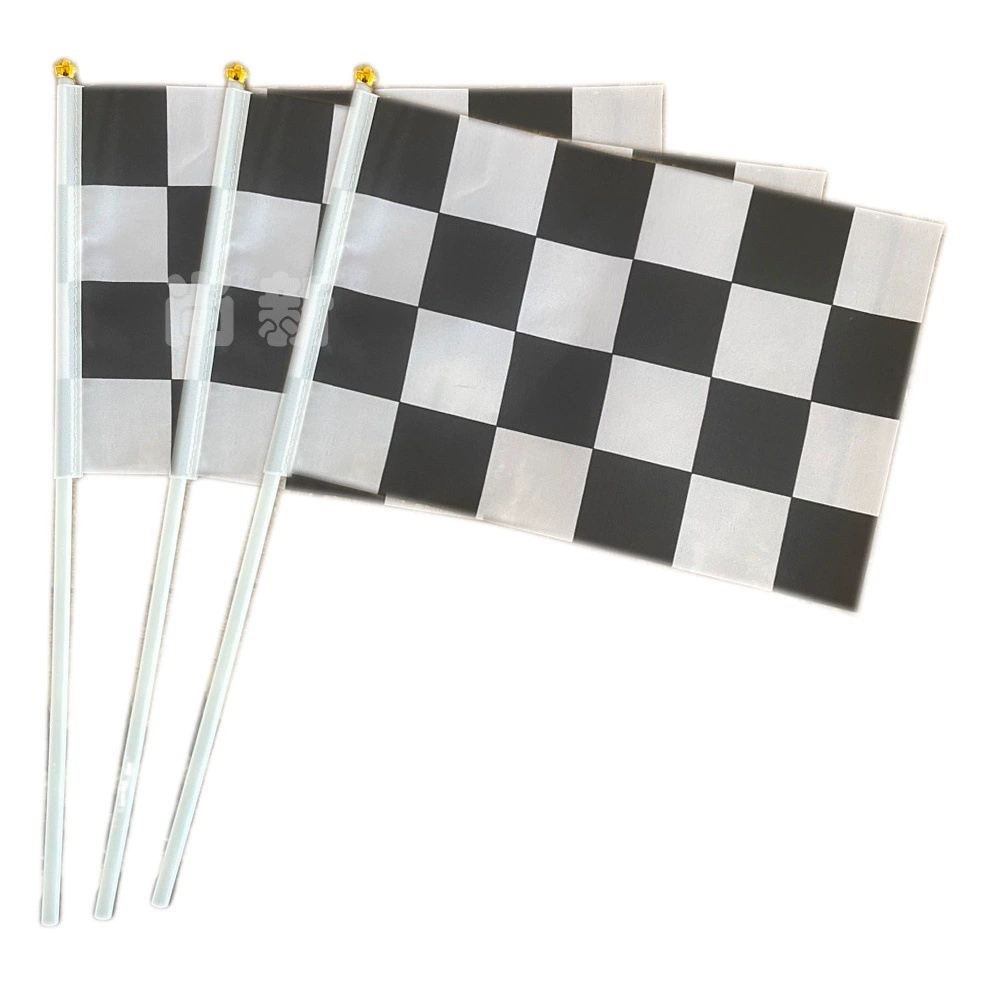 Трансграничный спот черно-белый гоночный флаг