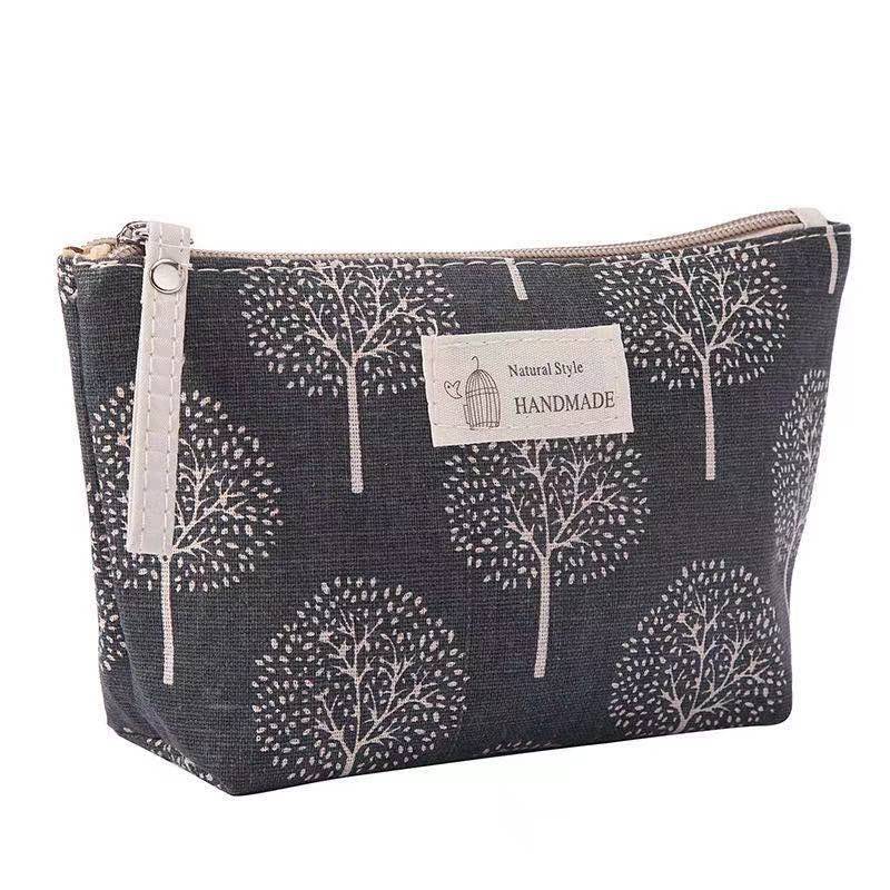 Women's Medium Canvas Geometric Basic Square Zipper Cosmetic Bag display picture 2