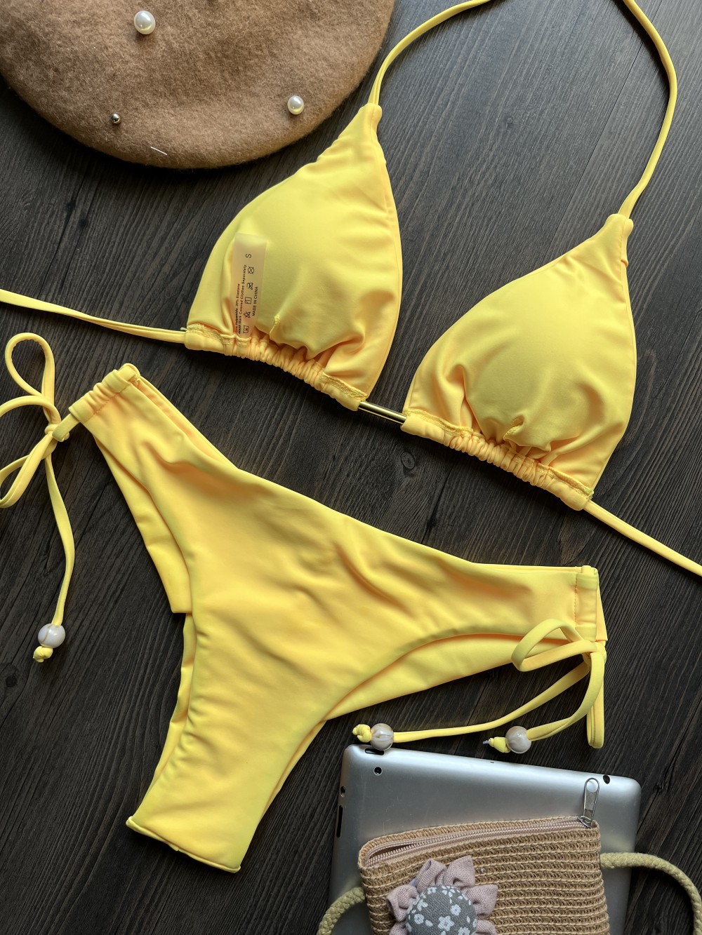 Women's Solid Color 2 Piece Set Bikinis display picture 2
