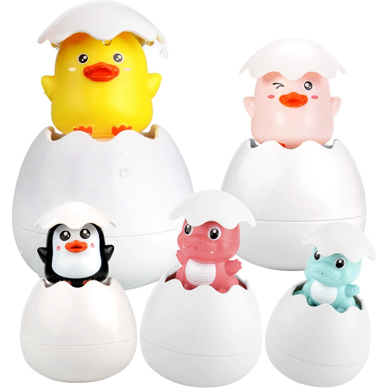 Игрушки для ванной BDuck: набор для воды - уточка и животные для мальчиков и девочек — динозавры, дельфины, пингвины