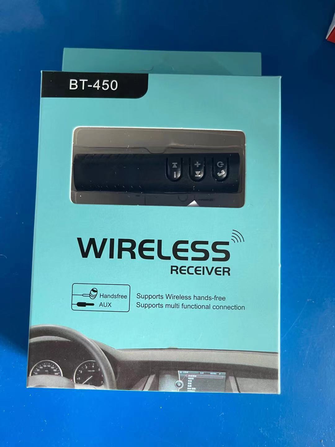 Lavalier 3.5mm Bluetooth Receiver Car Bluetooth Hands-Free Audio Receiver Portable Mp3 Music Player