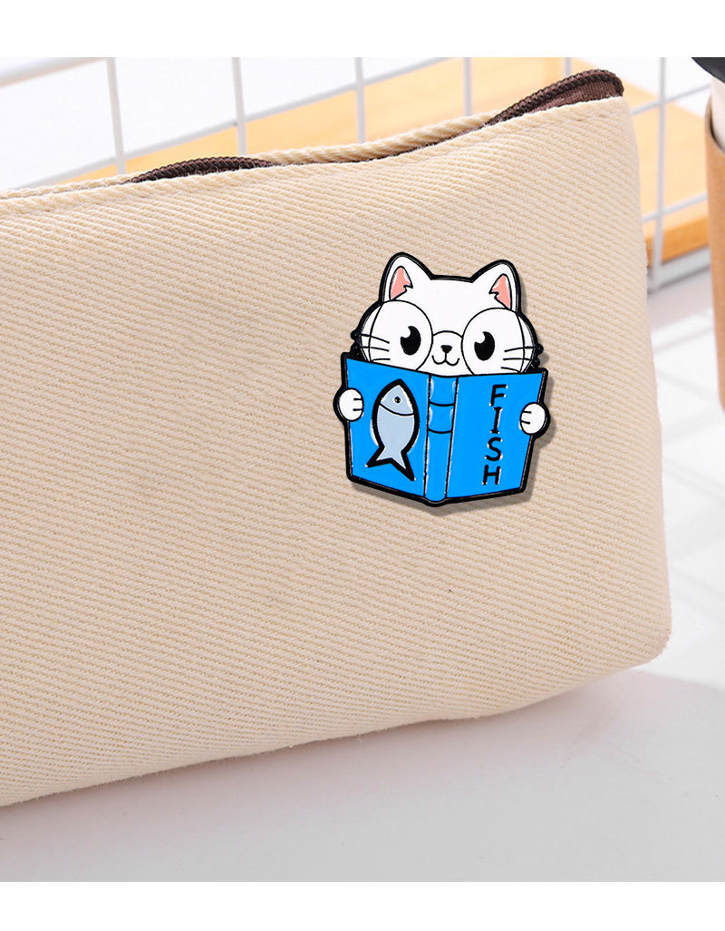 Enamel Design Casual Elegant Lady Pin Cat Zinc Alloy Enamel Unisex Brooches
