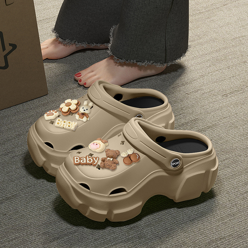 카키색 어린 소녀