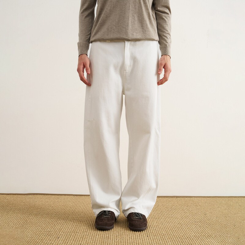 Winter New Men's Casual Pants with Elastic Cuffs, Comfortable and Trendy, Versatile for Sports and Leisure, Stylish and Handsome Men's Casual Pants