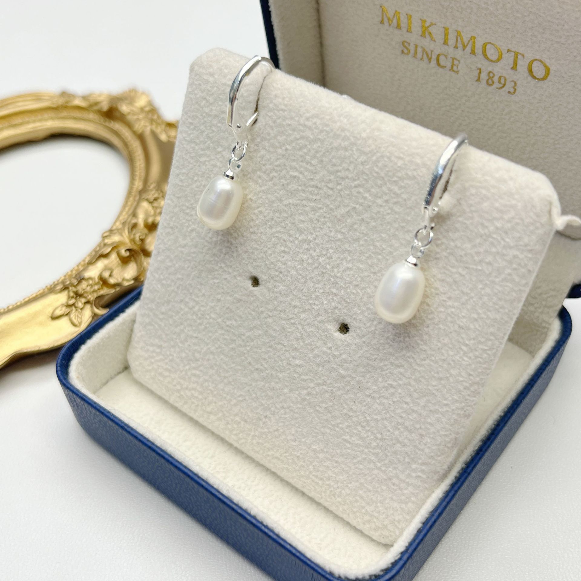 13g Weight Copper Ear Needle Material Drop Earrings Classification 1 Pair Quantity Daily Occasion Freshwater Pearl, Copper Material Geometric Pattern All Seasons Season Women's Gender Simple Style Style 1 Pair Freshwater Pearl Copper Freshwater Pearl Earrings Geometric Drop Earrings 4