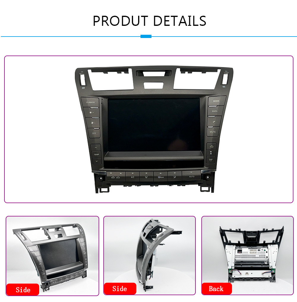 Suitable for Lexus Rx Ls460 Ls600 Car Central Control Screen Android Carplay Bluetooth Navigation Reversing