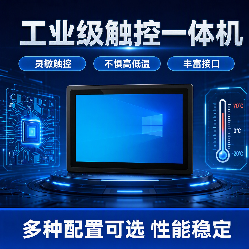 Embedded industrial touch tablet laptop