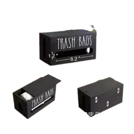 Caja de dibujo de madera maciza montada en la pared para el hogar Caja de pañuelos con tapa de dibujo de madera creativa Caja de almacenamiento de servilletas de madera