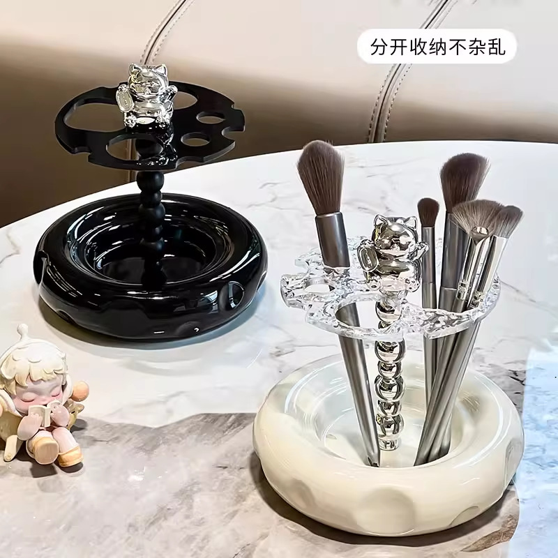 セラミック歯ブラシ収納ラック洗面台電動歯ブラシ歯磨き粉棚ベースブラケット収納ラック|undefined