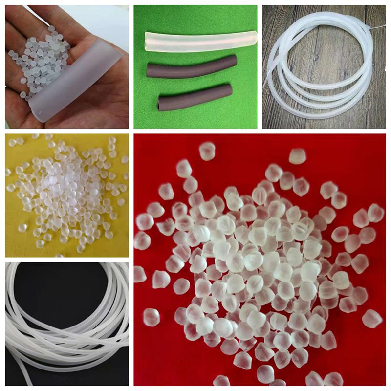 挤出级PVC透明原料 欧盟环保PVC磨砂雾面料 PVC30度-90度软管胶料