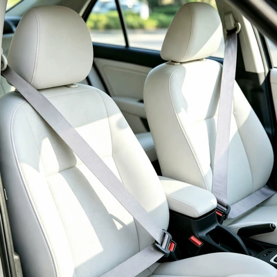 Car seat belt – JDM universal solid color - gray
