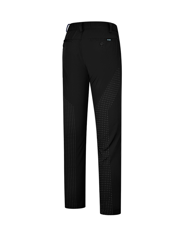 Quần dài golf trẻ em PGM thắt lưng co giãn cho bé trai mùa hè — Yf601-áo màu trắng, Yf601-áo màu xanh hải quân trắng, KUZ161-Quần Đen, Yf601-áo màu đen trắng chi tiết 17