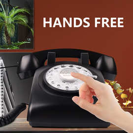 仿古电话机插卡酒店客房家用固定复古座机电话拨号電話批发厂家