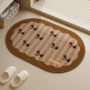 Brown edge puppy oval