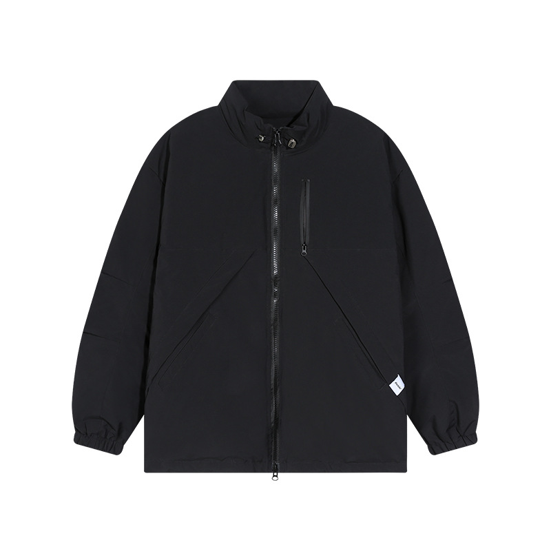 Men's Down Jacket Warm Winter Coat Stand Collar Large Size_voghion.com