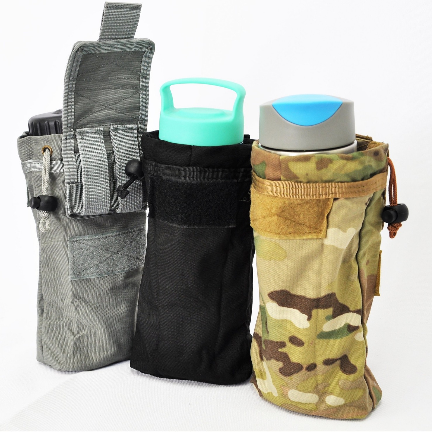 Bolsa de reciclaje plegable táctica de camuflaje pequeña al aire libre de montaña de senderismo de montaña de acampada bolsa de almacenamiento de artículos diversos