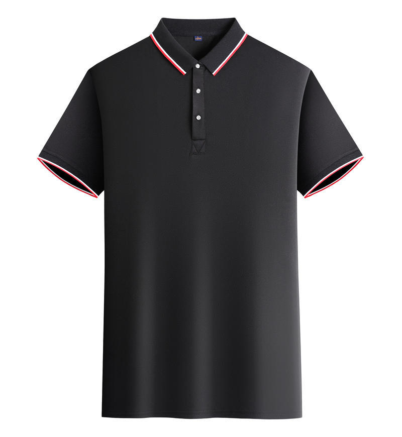 Tiger 180G con solapa polo impresión logotipo de verano ropa de trabajo hombre y mujer de manga corta personalizada camisa publicitaria de moda