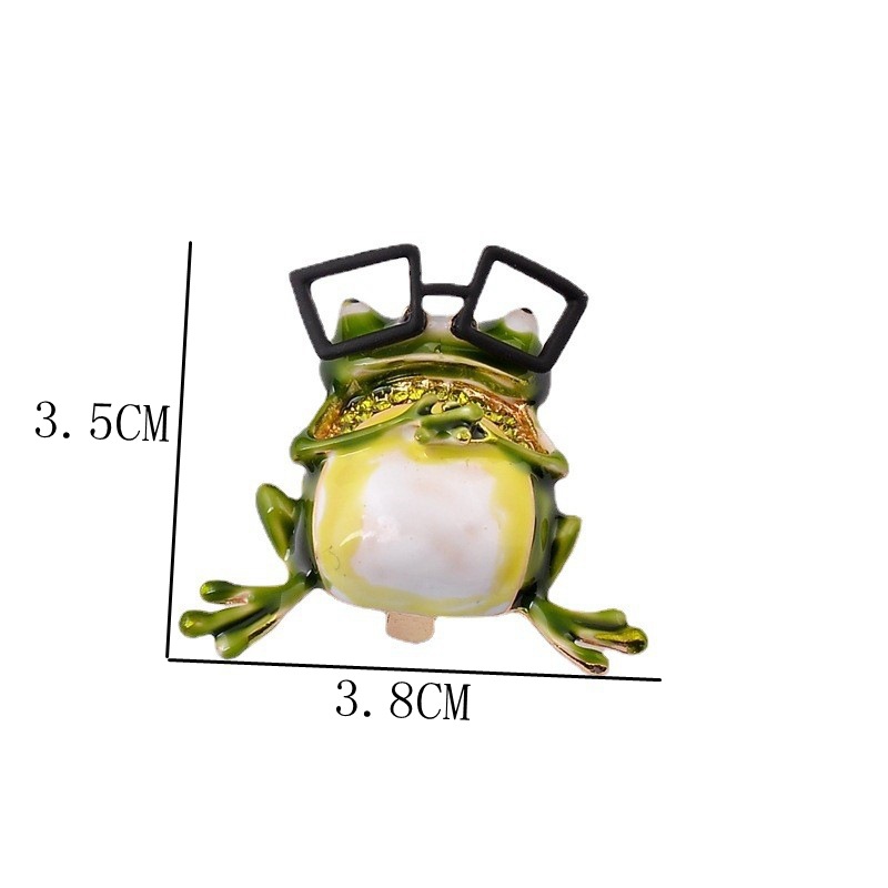 Fashion Frog Alloy Unisex Brooches display picture 1