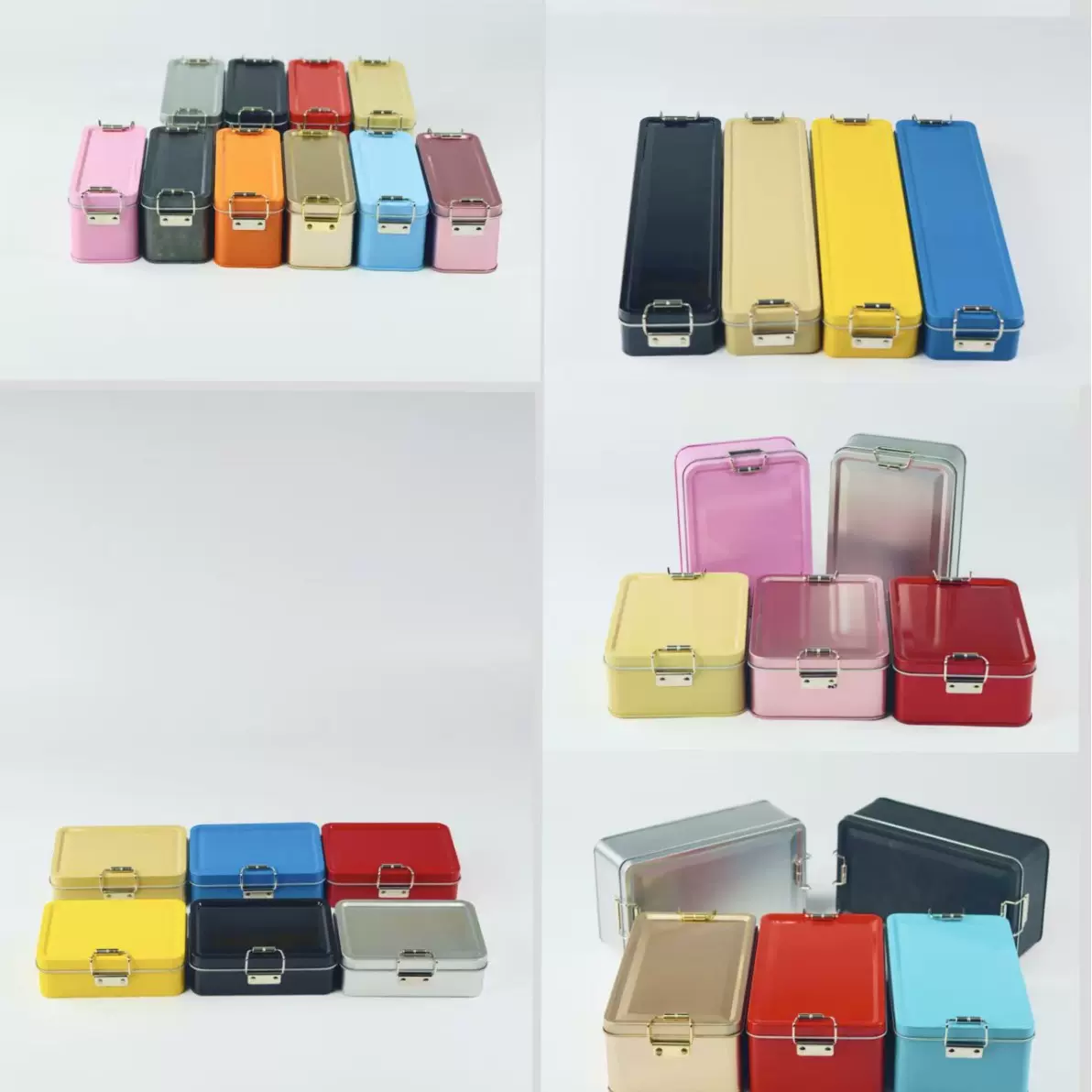 磨砂锁扣凤梨酥铁盒铁罐婚礼喜糖铁盒茶叶保健品马口铁盒铁罐包装