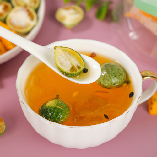 Citrus Lemon Passion Fruit Tea Combination Fruit Tea Flower Fruit Tea Summer Brewed Water Green Citrus Passion Fruit Tea Manufacturer Wholesale