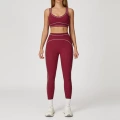 7028 bra + 7028 trousers—cherry red