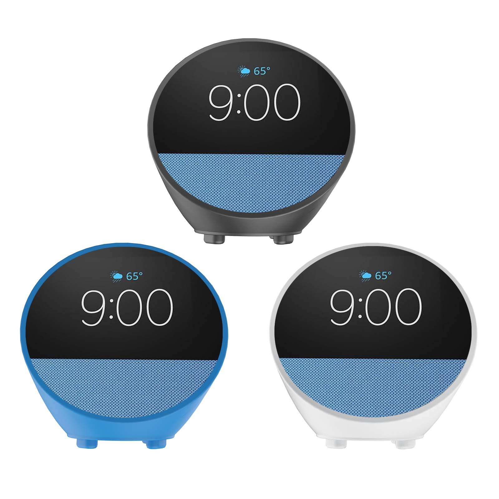 Transfronterizo Nuevo Amazon Echo Spot (2024 lanzamiento) cubierta de silicona cubierta