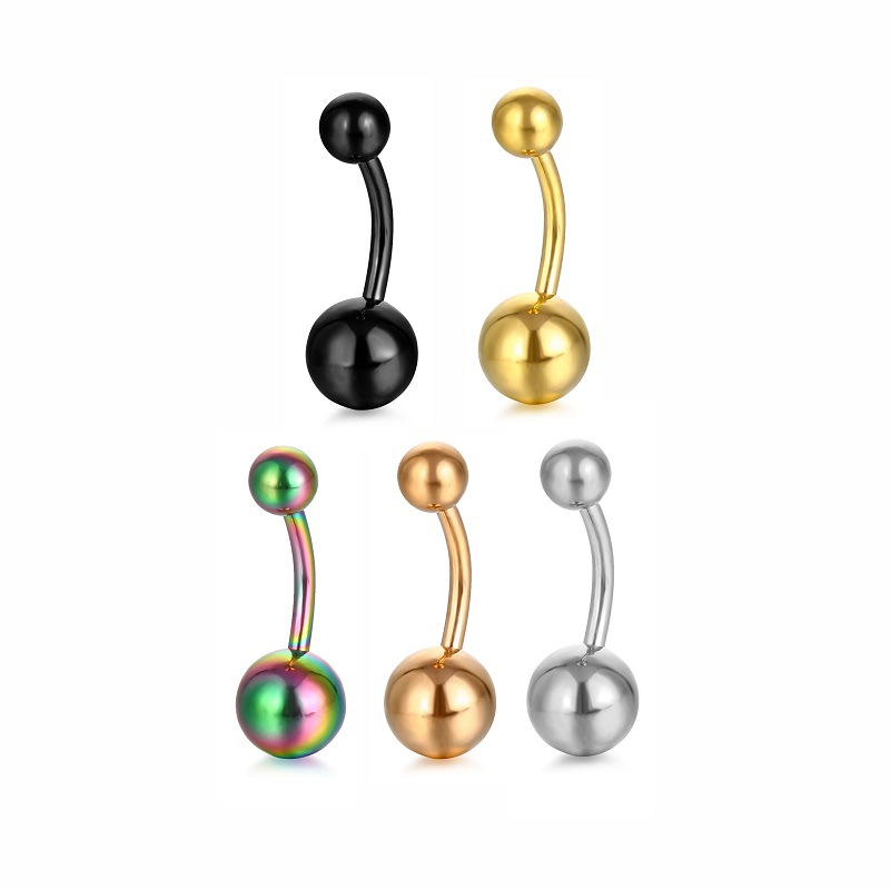 Ethnic Style Geometric Stainless Steel Plating Belly Ring 1 Piece display picture 1