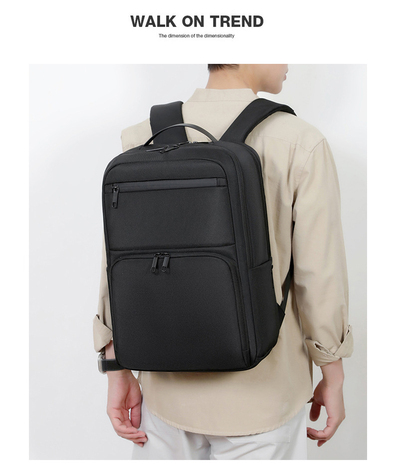 Cross-border airbag shockproof laptop backpack for men, high-end waterproof business backpack for men's commuting undefined