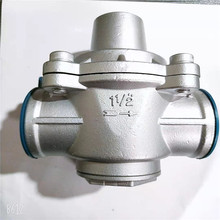 带压力表不锈钢支管减压阀 自来水管道支管减压阀 YZ11X-16P DN20