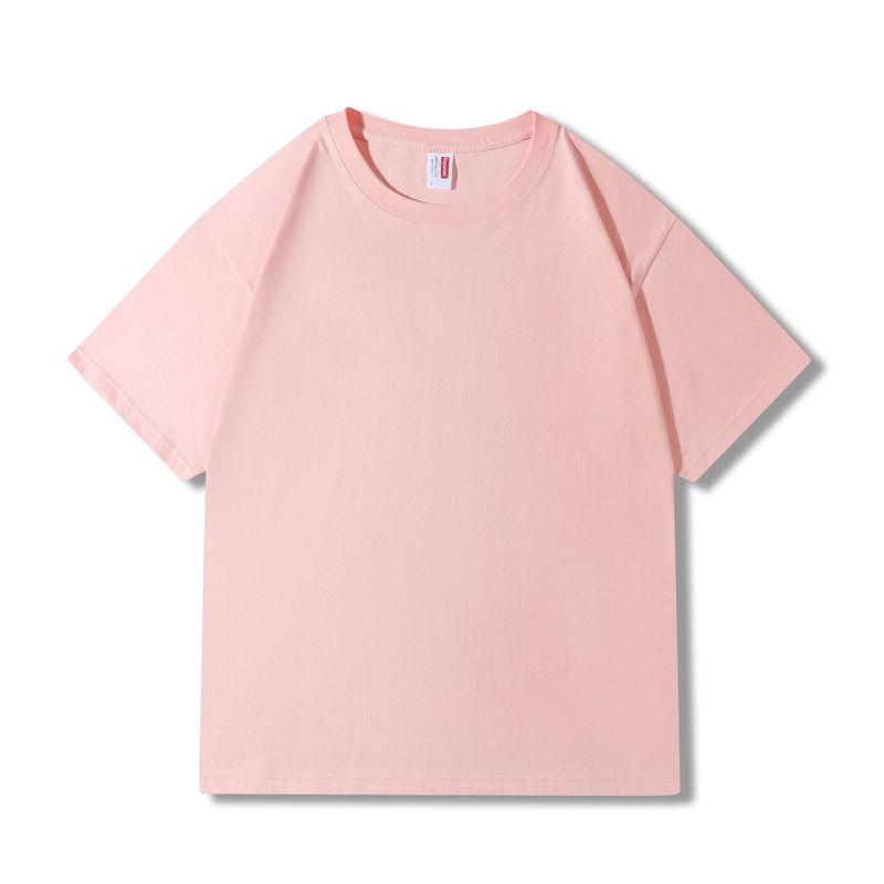 夏 210 グラム純綿 Tシャツメンズハイエンド無地ラウンドネック半袖大きいサイズメンズトレンディなブランドルーズ速乾性トップ夏|undefined