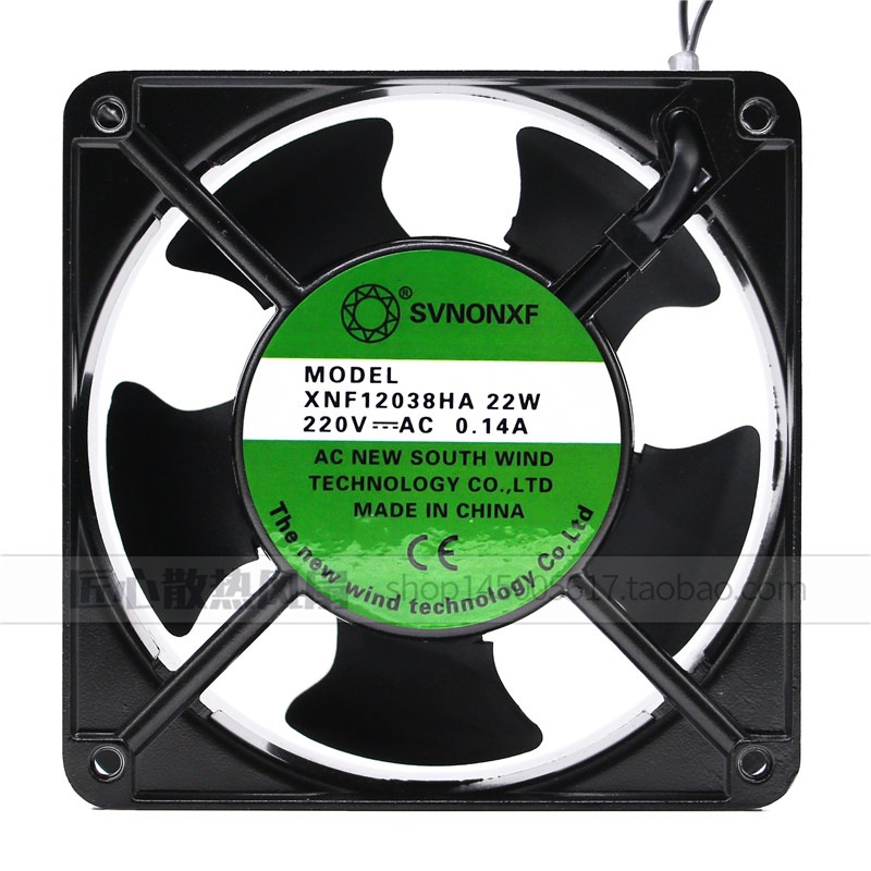 全新正品SVNONXF XNF12038HA 22W 220V 0.14A 12038 电柜散热风扇