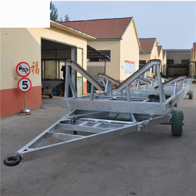 12吨船拖车 游艇拖车 船拖车 大型船拖车 工具运输拖车