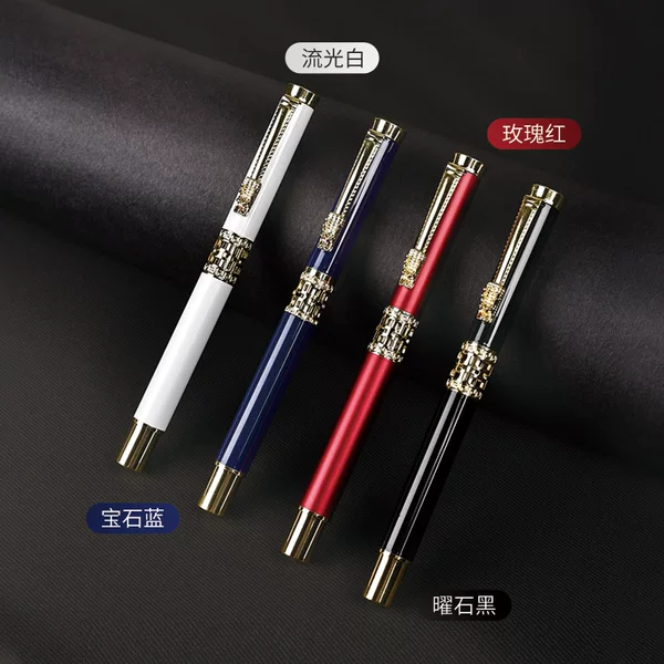 Signature pen metal business high-grade jewelry pen heavy feel lettering neutral pen signature faucet pen exquisite gift box