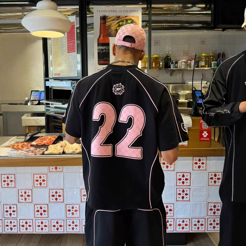 (Cross-border trading), short sleeve T-shirt hip-hop style for men and women, loose fit