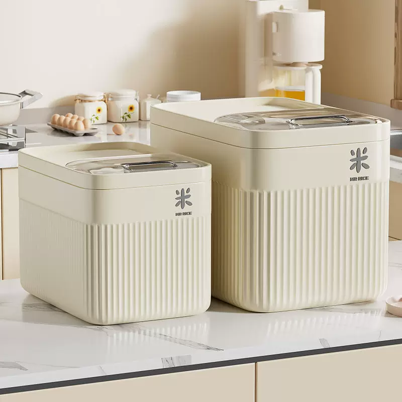 Rice tank, storage box, insect and moisture protection