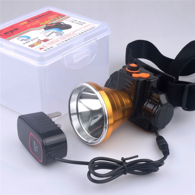 LED de alta luz luminosa de emisión remota litio eléctrico recargable faro al aire libre montado por la cabeza pescar por la noche pescar lámpara de minería linterna image 5