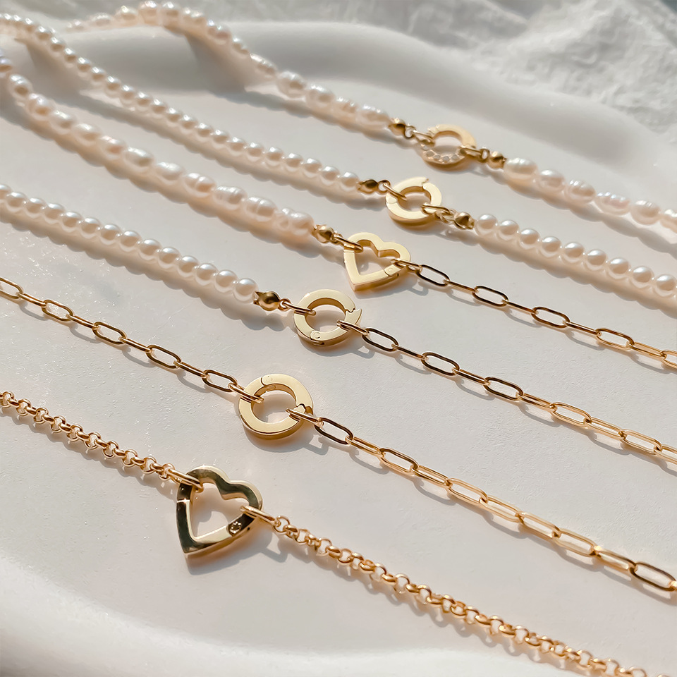 DIY Ornament Accessories Classification 1 Piece Stainless Steel DIY Ornament Accessories Pendant Casual Round Heart Shape