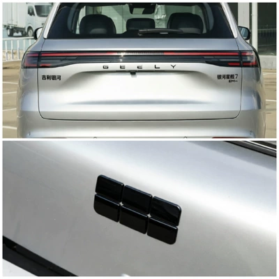 Body sticker: Used for Geely Galaxy Star 8 - starship-7-complete-set-front-logo-geely-galaxy-galaxy-starship-7-em-i-geely-glossy-black