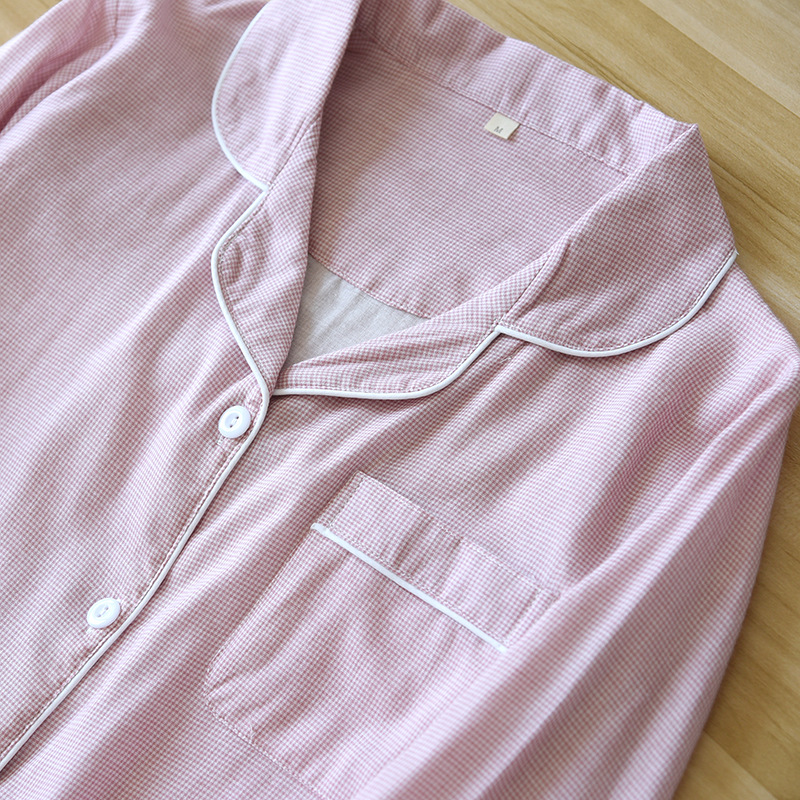 小格子纱布套装