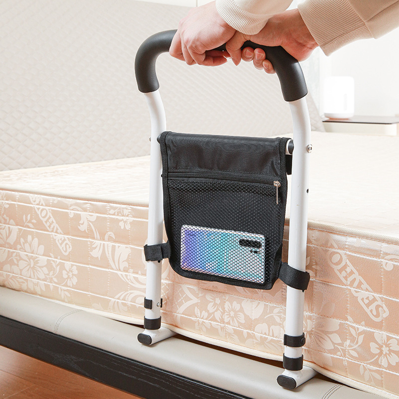Elderly People's Getting-Up Aid, Home Guardrail, Health Care Bedside Handrail with Light, Getting-Up Assist Railing