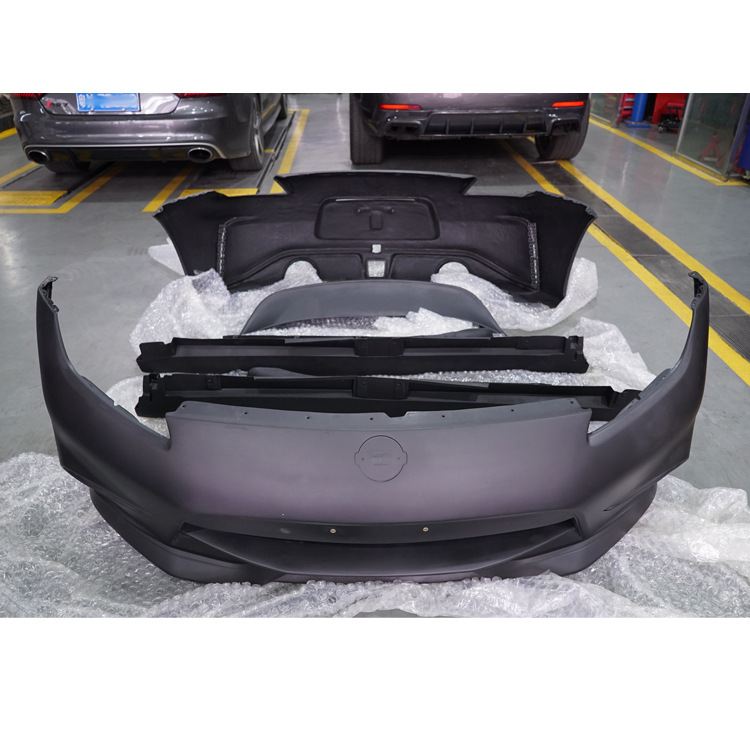 Suitable for Nissan Demon Z34 370Z Modification Parts Nismo Full Set of Large Surround Modified Front and Rear Bumpers, Side Skirts and Rear Wings