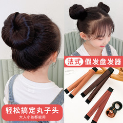 Children's ball head hair twister curling hair treasure flower bud snap ring hair lazy people hair twist artifact hair accessories headwear
