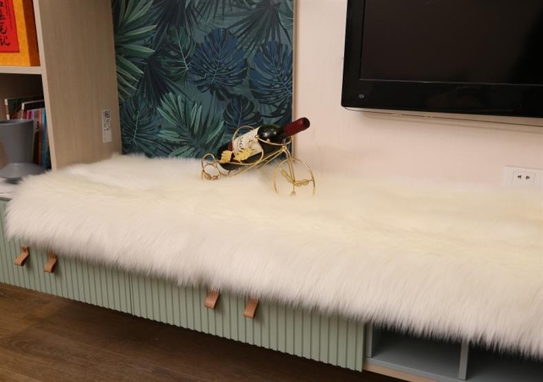 High-End Carpet, Plush Mat, Thickened Sleeping Pad, Transformation Tool for Bedroom, Fluffy Carpet Covering the Entire Room