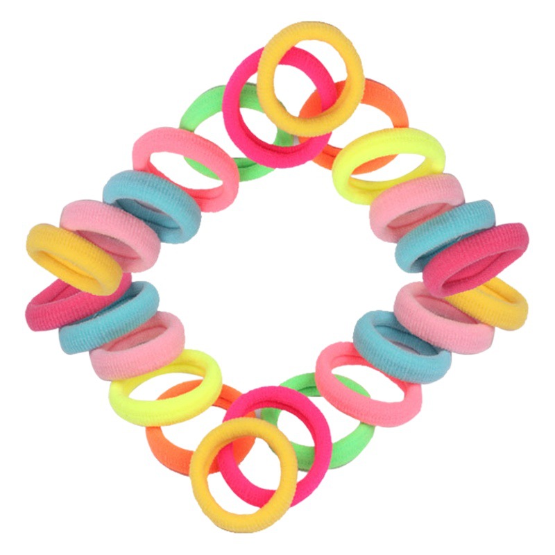 Hot Sale Seamless Children's Towel Hair Ring Small Gift DIY Children's Baby Hair Accessories High Elastic Ring