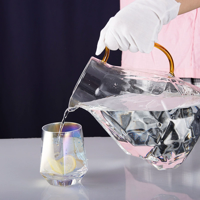 Glass capacious explosion-proof teapot