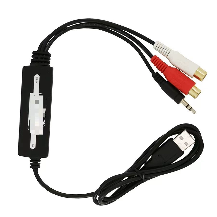 USB-карта захвата аудио слева и справа USB Audio Capture