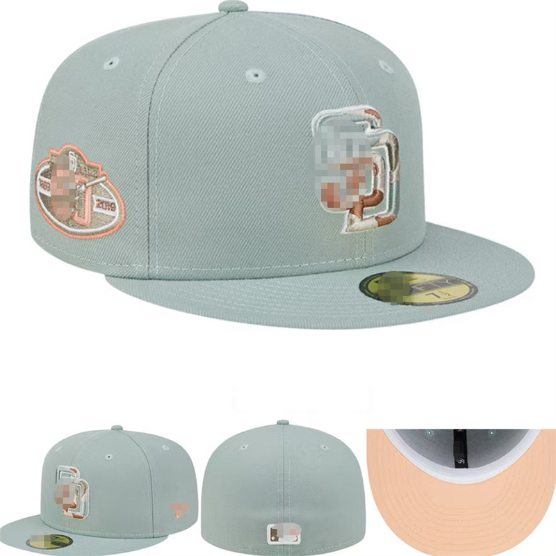 Sombrero de clase AA de alta calidad nueva gorra cerrada MLB gorra de béisbol para hombres y mujeres gorro bordado protector solar para exteriores