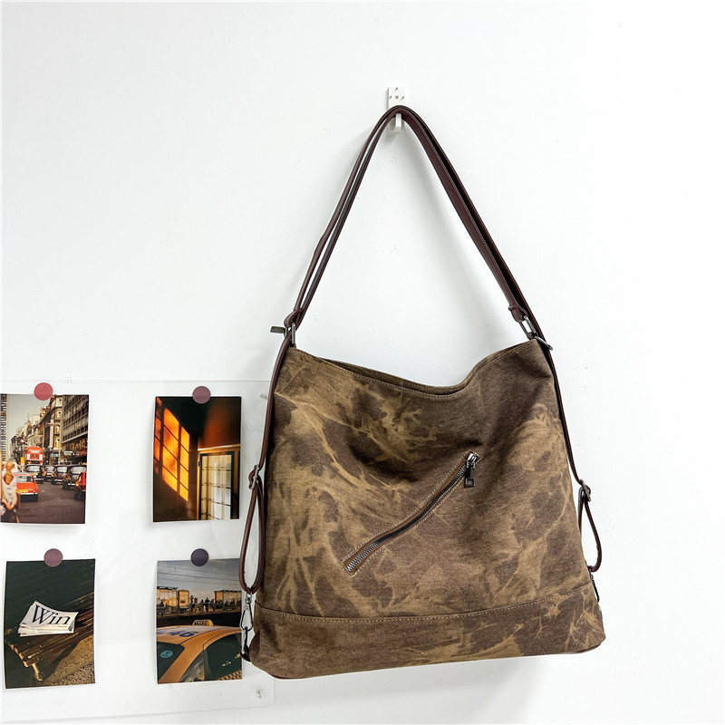 Tie dye make-up tas voor op reis, boho stijl canvas etui_voghion.com