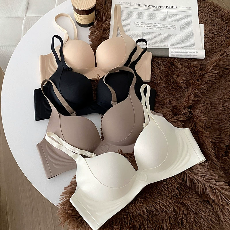 Underwear, push up bra, wireless bra, supporting bra top